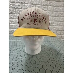 Florida State‎ Seminoles Snapback Trucker Cap Authentic Zephyr Hat Red 1851